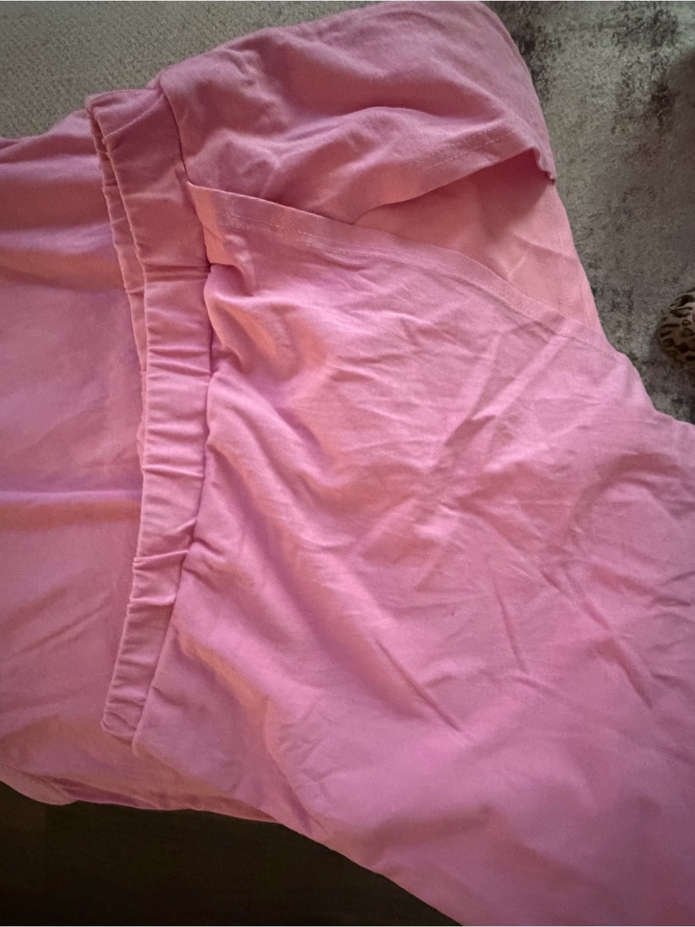 Amazon Essentials Pink Elastic-Waist Casual Skirt